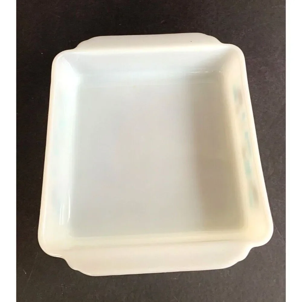 Anchor Hocking Vintage Fire King Baking Dish Atomic Blue Heaven 10